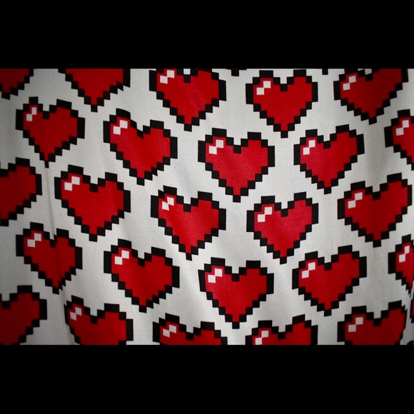 LOVE Moschino Allover Cuori Heart pattern dress - Picture 3 of 5